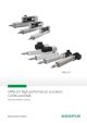 High performance actuators CASM and EMA
