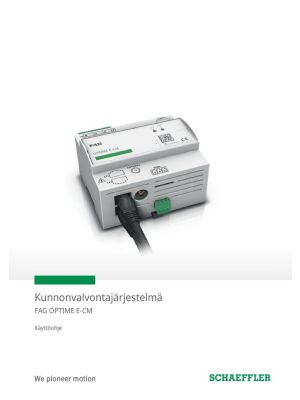 Kunnonvalvontajärjestelmä FAG OPTIME E-CM
