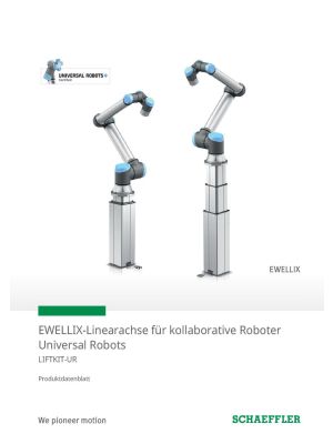 EWELLIX-Linearachse für kollaborative Roboter Universal Robots LIFTKIT-UR