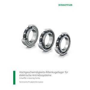 Hochgeschwindigkeits-Rillenkugellager für elektrische Antriebssysteme